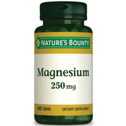 Nature's Bounty Magnesium 250 mg 60 Tablet - Nature s Bounty