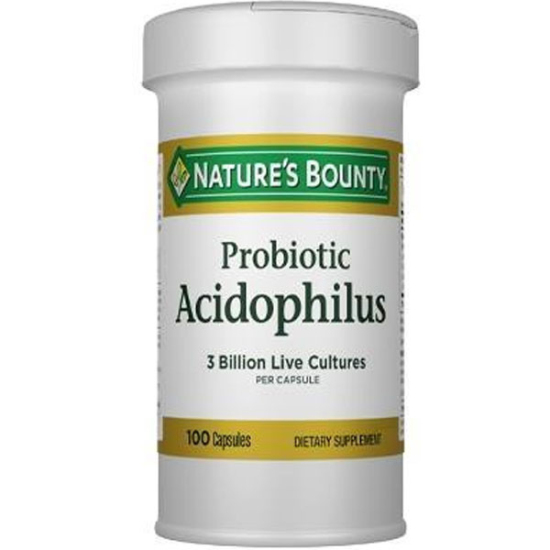 Nature's Bounty Probiotic Acidophilus With Pectin 100 Kapsül - 1