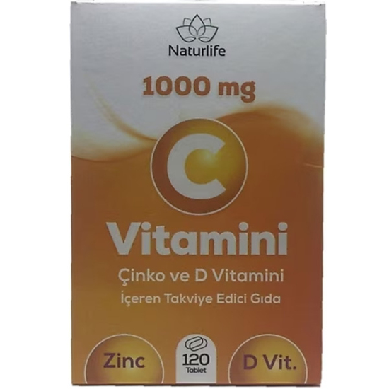 Naturlife Vitamin C 1000 mg 120 Tablet - 1