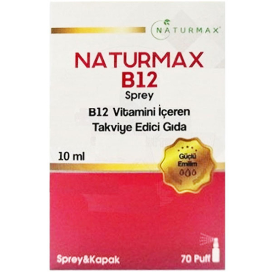 Naturmax B12 Metilkobalamin Sprey 10 ML - 1