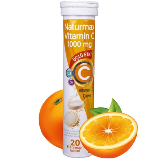 Naturmax Vitamin C 20 Efervesan Tablet - 1