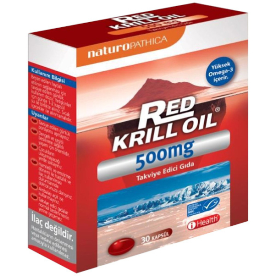 Naturopathica Red Krill Oil 500 mg 30 Kapsül - 1