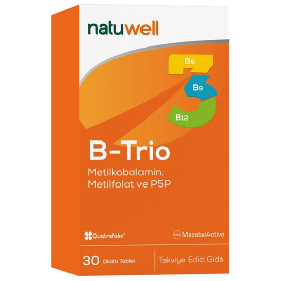Natuwell B Trio 30 Dilaltı Tablet - 1