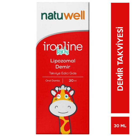 Natuwell Ironline Kids Lipozomal Demir Damla 30 ML - 1