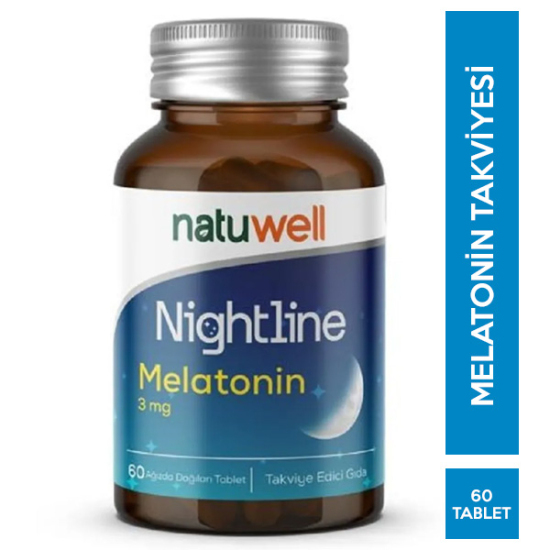 Natuwell Nightline Melatonin 60 lı - 1