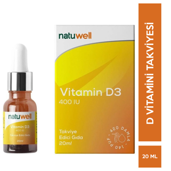 Natuwell Vitamin D3 400IU Sprey 20 ML - 1