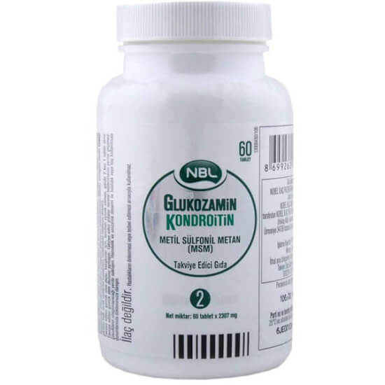 NBL Glukozamin Kondroitin MSM 60 Tablet - 1