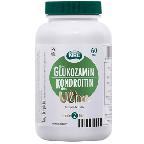 NBL Glukozamin Kondroitin Ultra Takviye Edici Gıda 60 Tablet - 1