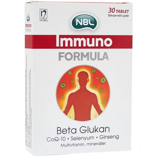 NBL Immuno Formula 30 Tablet Beta Glukan Takviyesi - 1