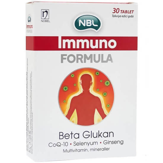 NBL Immuno Formula 30 Tablet Beta Glukan Takviyesi - 1