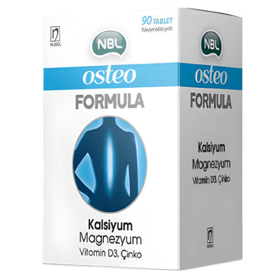NBL Osteo Formula 90 Tablet Kalsiyum Takviyesi - 1