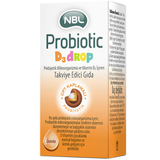 NBL Probiotic D3drop Takviye Edici Gıda 7.5 ML Probiyotik Takviyesi - 1