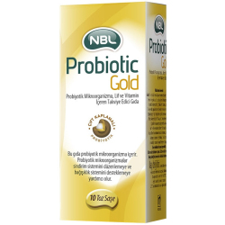NBL Probiotic Gold 10 Saşe Probiyotik Takviyesi - NBL