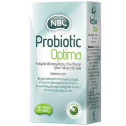 NBL Probiotic Optima Çiğneme 30 Tableti Probiyotik Takviyesi - NBL