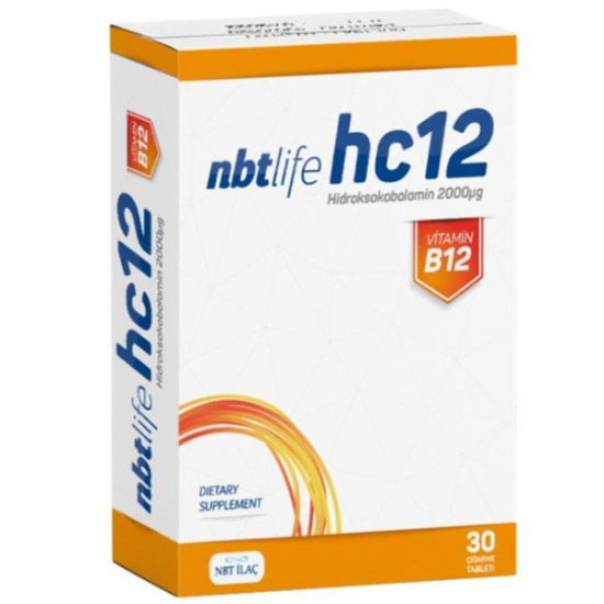 NBT Life HC12 30 Kapsül B Vitamini Takviyesi - 1