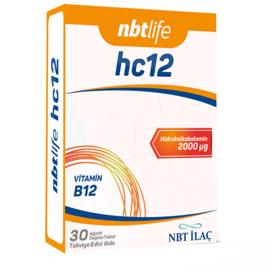 NBT Life HC12 30 Kapsül B Vitamini Takviyesi - 1