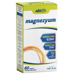 NBT Life Magnezyum P5P 60 Kapsül - Nbt İlaç