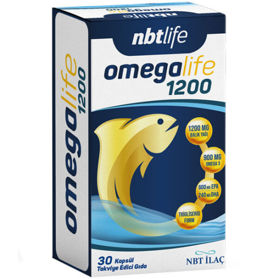 NBT Life Omegalife 1200 mg 30 Kapsül - 1