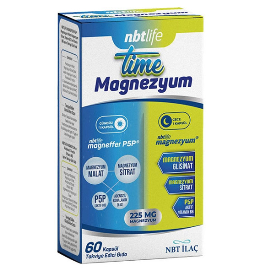 NBT Life Time Magnezyum 60 Kapsül - 1