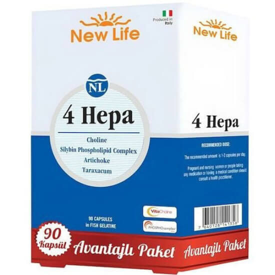 New Life 4 Hepa 90 Kapsül - 1