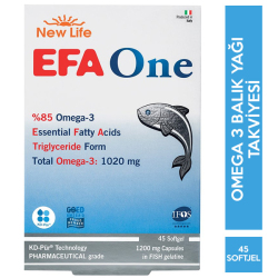 New Life Efa One Omega 3 45 Kapsül - New Life