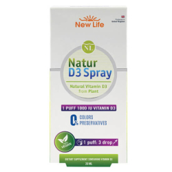 New Life Natur D3 Spray 1000 IU 20 ML - New Life