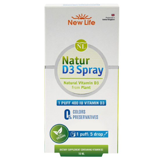 New Life Natur D3 Spray 400 IU 10 ML - 1