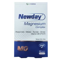 Newday Magnezyum Complex 60 Kapsül - Rcfarma