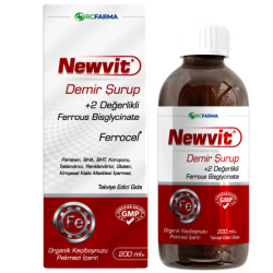 Newvit Demir Şurubu 200 ML - Rcfarma