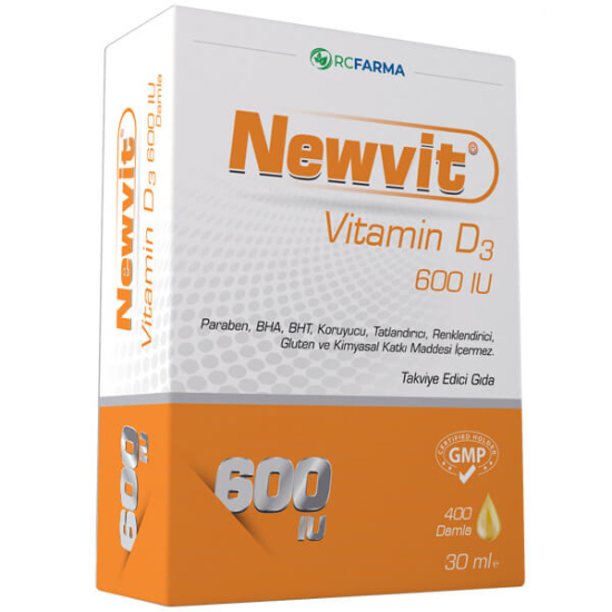 Newvit Vitamin D3 600 IU Damla 30 ML - 1