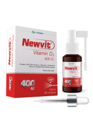 Newvit Vitamin D3 Sprey Damla 400 IU 30 ML - Rcfarma