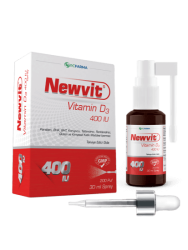 Newvit Vitamin D3 Sprey Damla 400 IU 30 ML - Rcfarma