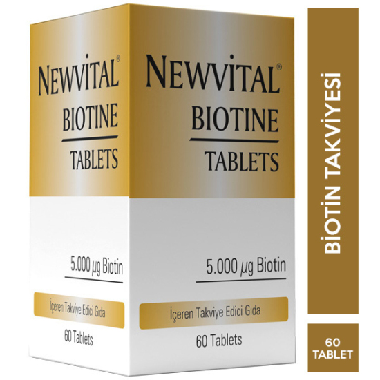 Newvital Biotine 5000 mcg 60 Tablet - 1