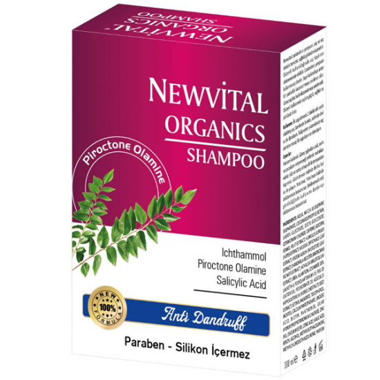 Newvital Organics Şampuan Anti Dandruff 300 ml - 1