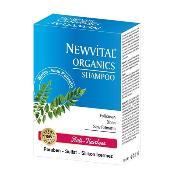 Newvital Organics Şampuan Anti Hair Loss 300 ml - 1