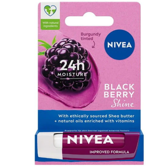Nivea Bakım Yapan Dudak Bakım Kremi Black Berry 4,8 gr - 1