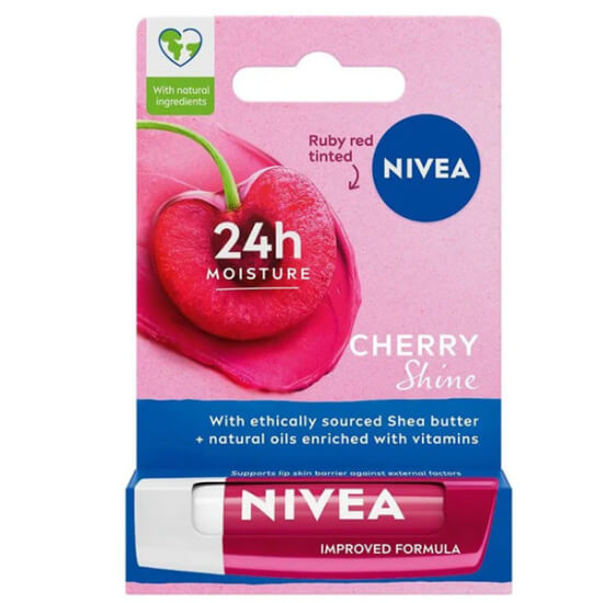Nivea Bakım Yapan Dudak Bakım Kremi Cherry 4,8 gr - 1