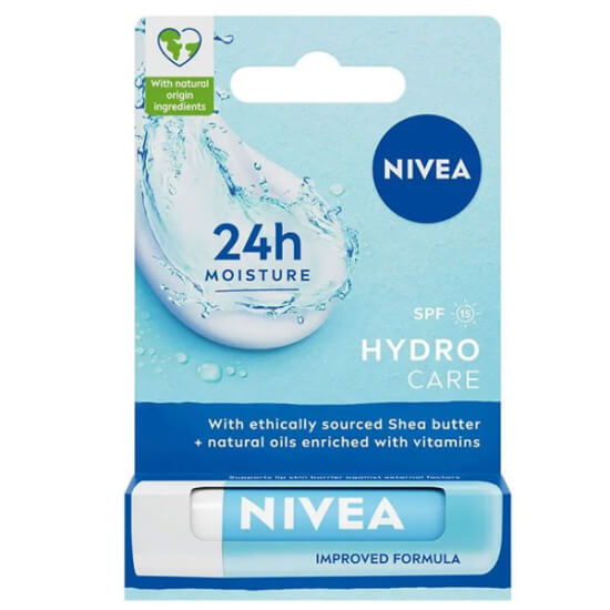 Nivea Bakım Yapan Dudak Bakım Kremi Hydro Care SPF15 4,8 gr - 1