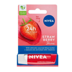 Nivea Bakım Yapan Dudak Bakım Kremi Strawberry 4,8 gr - Nivea