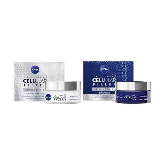 Nivea Cellular Sıkılaştırıcı Krem Gündüz 50 ml + Gece 50 ml - 1