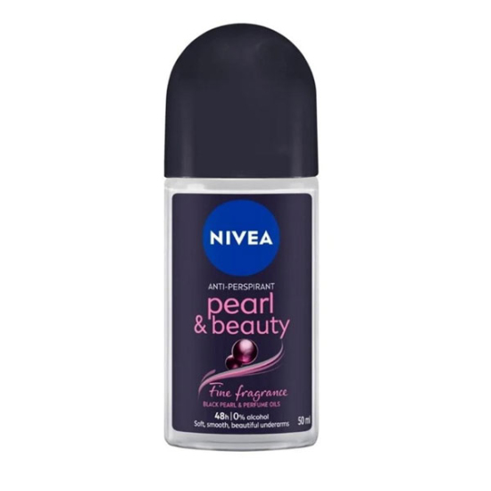 Nivea Deo Roll On Pearl Beauty Black Kadın 50 ML - 1