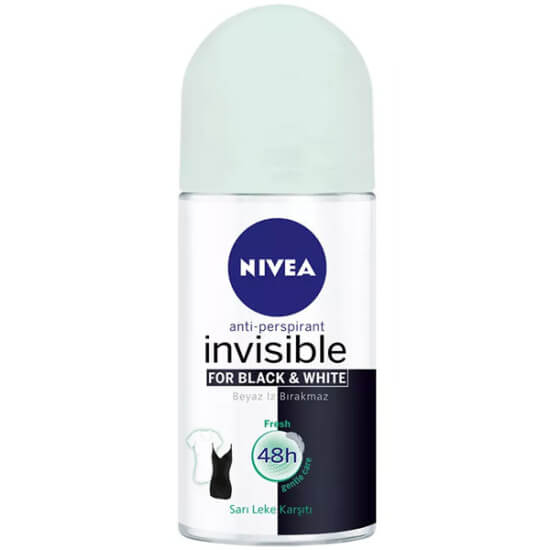 Nivea Insivible Black & White Fresh Roll On Women 50 ML - 1