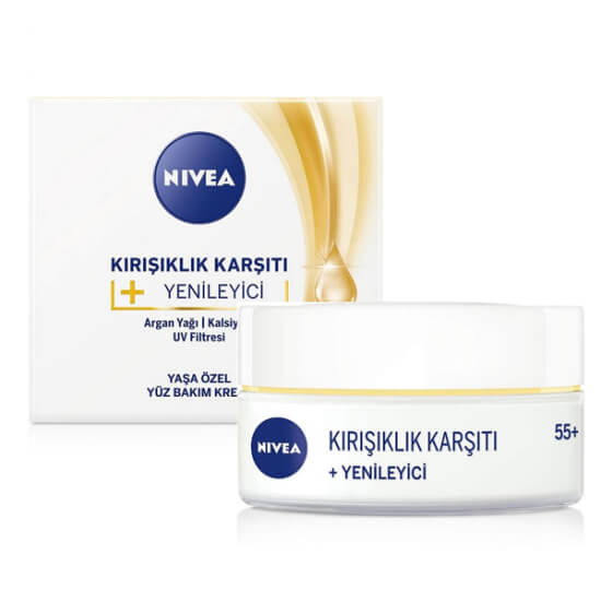 Nivea Kırışıklık Karşıtı Krem 55 Yaş Üstü Gece Kremi 50 ml - 1