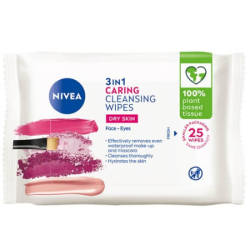Nivea Makyaj Temizleme Mendili 3in1 Kuru Ciltler 25 Yaprak - Nivea