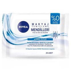 Nivea Makyaj Temizleme Mendili 3in1 Normal Ciltler 25 Yaprak - Nivea