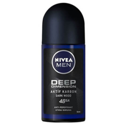 Nivea Men Deep Dimension Aktif Karbon Deodorant 50 ml - Nivea