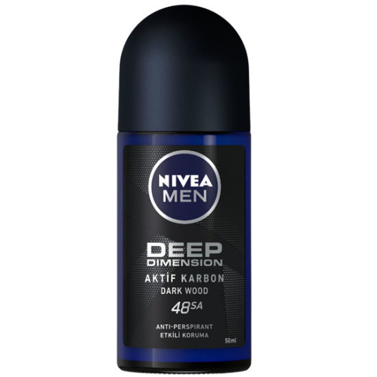 Nivea Roll On Deodorant Deep Dimension For Men 50 ML - 1