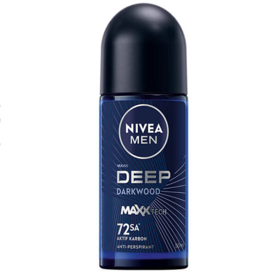 Nivea Roll On Deodorant Deep Dimension For Men 50 ML - 1
