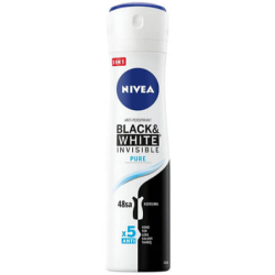 Nivea Sprey Deodorant Invisible for Black White Pure 150 ML - Nivea
