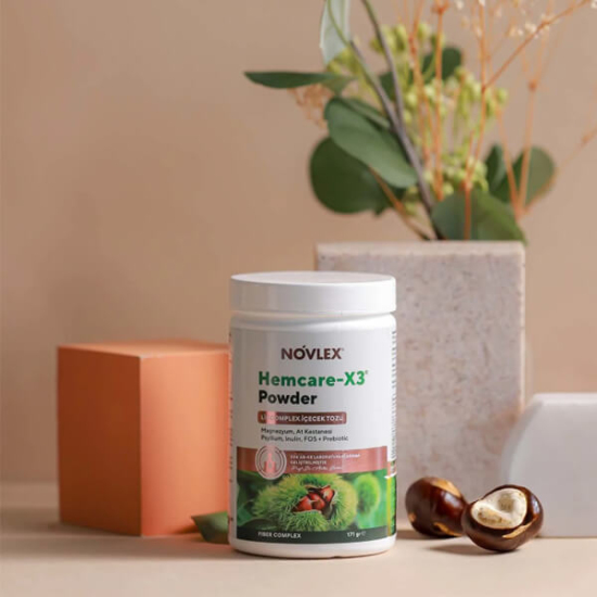 Novlex Hemcare X3 Powder Magnezyum At Kestanesi Lif Kompleksi 171 gr - 2